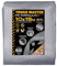 TOUGH MASTER 7 Sizes Heavy Duty Tarpaulin Waterproof Cover Tarp Ground Sheet (Grey/Black, 10 X 15M)