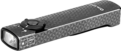 OLIGHT Arkfeld EDC Torch, 1000 Lumens Rechargeable LED Torch with Green Beam and White Light, Super-Thin Build Flat Flashlight with Clip for Outdoors, Emergency, Work (Gunmetal Grey,CW: 5700~6700K)
