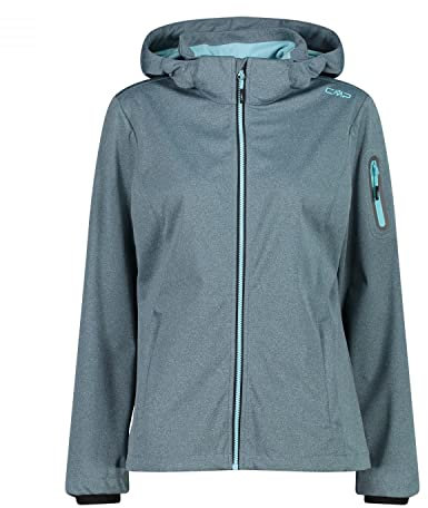 CMP Damen Light Melange Softshell Jacke, Acqua Mel., 36