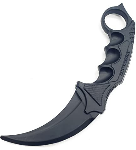 Knivesmatter csgo Gummi-Messer-Trainer für Kampfsport, Praxis und Cosplay, entworfen (Blackout)