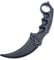 Knivesmatter csgo Gummi-Messer-Trainer für Kampfsport, Praxis und Cosplay, entworfen (Blackout)
