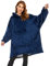 Gentlewarm übergroße Hoodie Sweatshirt mit Kapuze, Tragbare Decken Super Weich und bequem Flanell Oversized Hoodie Decke OneSize für Damen, Teenager mädchen