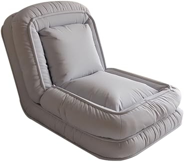 Chaiselongue for den Innenbereich, Akzentstuhl, Liegestuhl mit Rückenlehne, klappbarer Lazy Sofa Chair, Loungesessel mit gepolstertem Kissen for Wohnzimmer, Schlafzimmer, for Spielen und Lesen ( Color