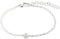 JETTE Damen-Armband 925er Silber 8 Zirkonia One Size, Silber 32025943