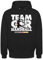 Spreadshirt Team Germany Handball Spieler-Print mit Deutschlandflagge Unisex Hoodie, XXL, Schwarz