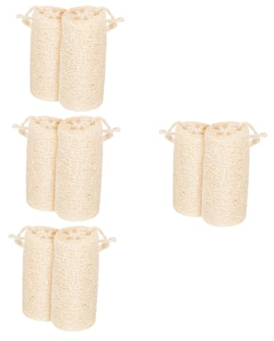FRCOLOR 8 paños de cocina Luffa, cepillo multiusos para el hogar, esponja de lufa, estropajos, esponjas, limpiador de cocina, herramienta de lavado natural, cepillo de limpieza