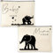 2 Pcs Geschenke für Werdende Mutter zur Geburt Mädchen Junge, Baby Taschen für Mama, Babyparty Mommy Bag Kosmetiktasche (A)