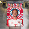 Fußballfan Bettwäsche 200x200 für Kinder, Jungen Teenager Bettbezug-Set für Einzelbett, Moderne Bedruckte Bettbezüge mit Reißverschluss und 2 80x80cm Kissenbezug,b