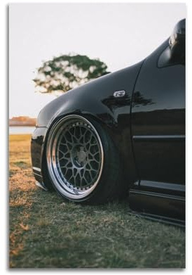 LKUHG Performance-Sportwagen-Poster, MK4, Golf R32, Rennwagen-Poster, dekorative Malerei, Leinwand, Wandposter und Kunstdruck, moderne Familienschlafzimmer-Dekoration, Poster, 30 x 45 cm