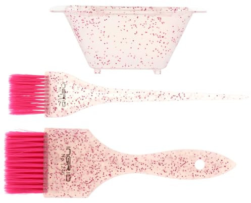 CRILSTYLEO Satz Für Färben Mit Pinsel Und Topf Haarfarbe Farbmixer Friseur Farbschale Friseur Satz Färbe Pinsel Haare