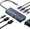 ANYOYO Docking station USB C Dual HDMI 4K@60HZ, 8 in 1 docking station triplo display doppio 4K60Hz HDMI e 1080P VGA, 5Gbps trasferimento dati, docking station per computer portatile per MacBook, Dell