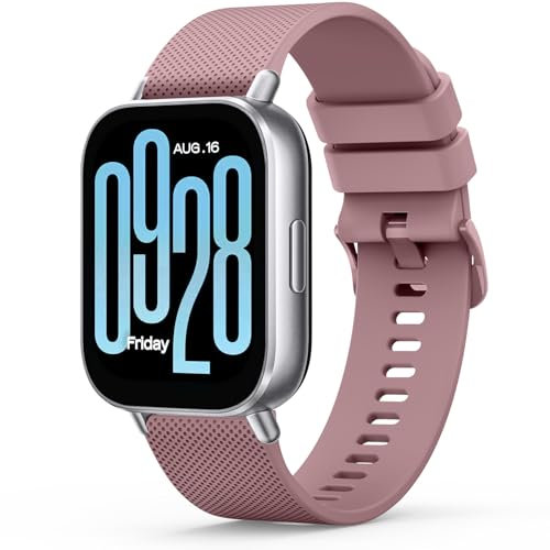 Wanme Bracelet compatible avec Xiaomi Redmi Watch 5 Active/Redmi Watch 5 Lite, pour homme et femme, en silicone souple, étanche, violet fumé