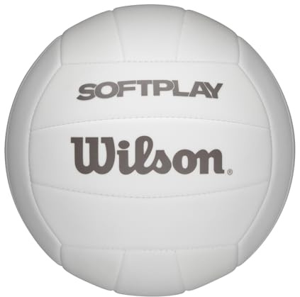 WILSON Soft Play Volleyball - Official Size, White