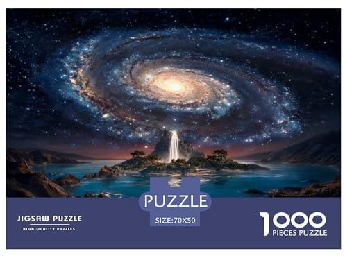 Tränen des Himmels Puzzle 1000 Teile Schwer Pädagogisches Spielzeug Für Die Ganze Familie, Klassische Geschenk Farbenfrohes Legespiel Home Dekoration 70x50cm/1000pcs