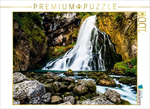 CALVENDO Puzzle Gollinger Wasserfall | 1000 Teile Lege-Größe 64 x 48 cm Foto-Puzzle für glückliche Stunden