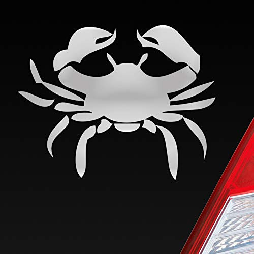 Hellweg Druckerei Sternzeichen Krebs Crab Tier Motorrad KFZ Roller Auto Aufkleber Sticker Heckscheibenaufkleber