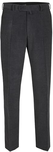 aubi: Herren Hose Schurwoll Cord Stretch Modell 29, Farbe:grau (51), Größe:33