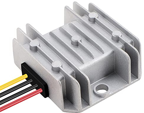 DROK - Riduttore di tensione, convertitore Buck DC-DC 8-35V a DC 1.5-24V 5A Power Supply Step Down Modulo regolatore 24V 12V 5V Volt trasformatore stabilizzatore