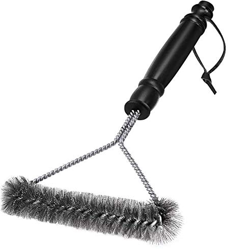 JEMESI Brosse Nettoyage Barbecue - Poils Acier Inoxydable pour Nettoyer Rapidement & Efficacement Tous Les Grils (30 cm)
