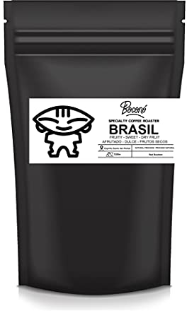 Boconó Specialty Coffee Kaffeebohnen Brasilien 250g Natürlicher Prozess Kaffee in Getreide 100% Arabica Espresso French Press Vollständige Rückverfolgbarkeit Kaffeespezialität