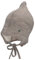 Sterntaler Unisex Baby Zipfli Strickmütze Mütze, Silber Melange, 43