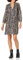 The Drop Damen Gestuftes Minikleid mit Rüschenausschnitt von @caralynmirand, Leopardenmuster, XL