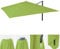 Mendler Toile pour Parasol de Luxe HWC-A96 3x3m (Ø4,24m) Polyester 2,7kg - Vert Clair