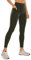 CRZ YOGA Butterluxe Damen High Waist Sport Leggings Blickdicht Soft Yoga Hosen Gym Workout Leggins mit Tasche - 64cm Olivgrun 40