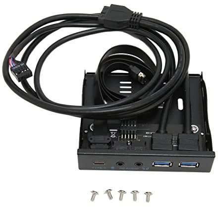 USB 3.2-Hub auf der Vorderseite, Interner 10-Gbit/s-Plug-Play-Kartenleser mit Eisengehäuse, Diskettenlaufwerk-Hub auf der Vorderseite, für Win 7 8 10 11, für Linux