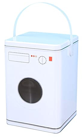 LICHENGTAI Contenedor de Detergente, Lata de Polvo de Lavandería de Metal, Contenedor de Detergente para Lavavajillas, Recipiente para Guardar El Detergente en Polvo