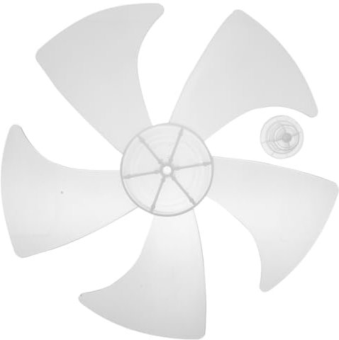 DOITOOL Replacement Fan Blades Plastic Fan Blade 14 inch, 5 Leaves Plastic Fan Blade Replacement Electric Fan Blades for Household Standing Pedestal Fan Holmes Box Fan, 267P47UR0816SRZDTEB