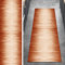 Ymural Läufer Teppich Lang Flur Kücheteppich Abstrakt 80x350CM Orange Kücheläufer rutschfest Teppichmatten Teppichläufer Waschbar Kurzflor Polyester Korridor Schlafzimmer, Anpassbar Breite 40-120cm
