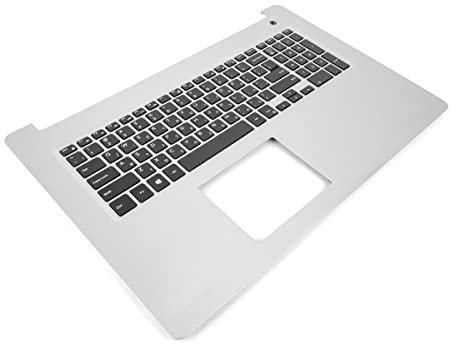 Dell Inspiron 5770/5775 Silver Palmrest & HEBREW Keyboard - 0GV9FW + 0TX7F9 (Renewed)