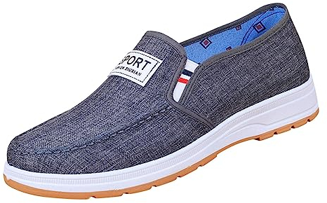 Stivali Scarpe Uomo estive Eleganti di Cuoio Scarpe Uomo estive Stivali Uomo Pelle Nera Grey #3 8.99