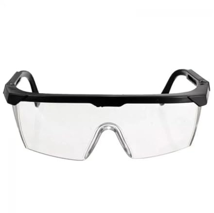 Dunnet Tools Clear Safety Glasses & Over Eyewear | Anti-Fog, Scratch-Resistant, UV Shield | Lightweight, Comfortable Fit for DIY, Lab, Construction, Cycling, Healthcare | For Men & Women (6 Pairs)