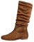 Chejarity Stivali Primaverili Estivi da Donna Cowboy Traforati Bassi Western Camperos Scarpe Inverno Boots (Brown-1, 39)