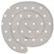 Cojín serpiente XXL Almohada de cama Cojín de lactancia Rollo de cama Protector de borde de cama Cojín decorativo Alrededor de cama Serpiente XL Estrellas blancas sobre gris 200 cm Oeko-Tex