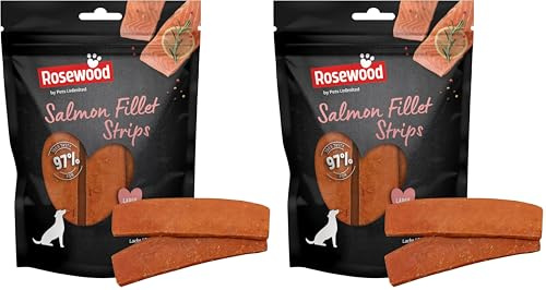 Pets Unlimited Lachsfiletstreifen, 150 g (Packung mit 2)