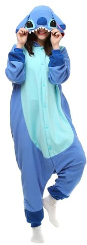 LBJR Ganzkörper Kostüm Jumpsuit Onesie Tier Fasching Karneval Halloween kostüm Cosplay Schlafanzüge Erwachsene