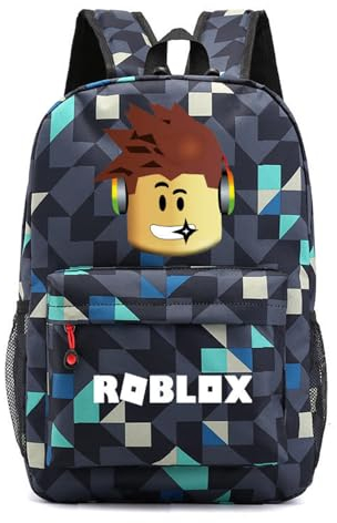 Fexinshern Kinder Robl-ox Rucksack für Schule und Sport, für Jungen über 6, Kinderrucksäcke, Tagesrucksäcke, Wanderrucksäcke, Schultaschen & Rucksäcke