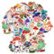 YzmrBdqc Mushroom Theme 50 Pcs Mushroom Stickers, Cute Cartoon Multicolor Vinyl Waterproof Stickers for Plastic, Metal, Wood, Outdoor Use