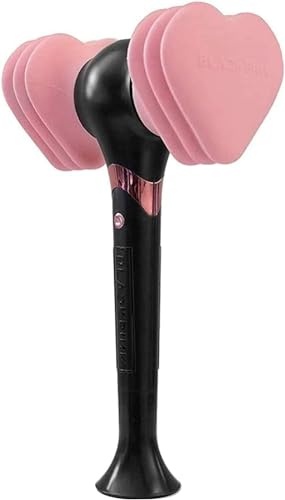 Light Stick Concert Glow Lamp Official Hammer Light Stick Fans Gift Hiphop Stick Fun Heart Luminous Lamp (Pink, Onesize)