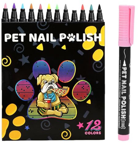 Ghjkldha Pet Drawing Kit, Dog Polish, Manicure For Dogs And Cats, Dog Nail Painting, Pet Grooming Nail Polish, Animal-friendly Nail Art, Pet Nail Design Kit, Safe Nail Art For Animals