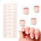 Goiern 20 pcs Nagelfolien French Tips UV Gel Nagelfolie Nagelfolie Selbstklebend Gel Nail Stickers Gellack Wraps für Nagel Fingernägel zum aufkleben