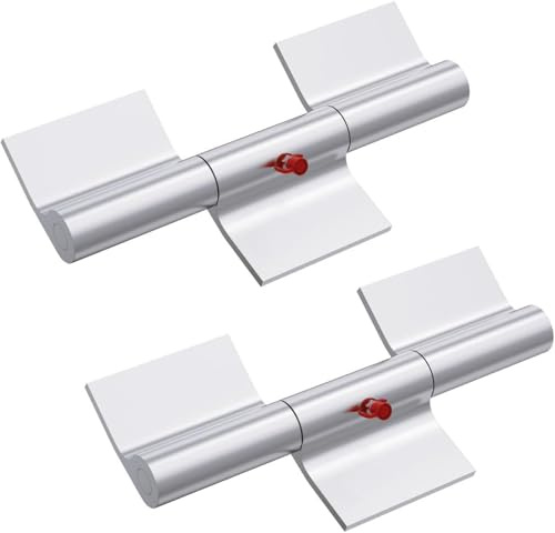 WKZO 22,9 cm Aluminium-Scharnier, fettbar, zum Anschweißen, Rampentor, passend für Anhänger, LKW, 2 Stück