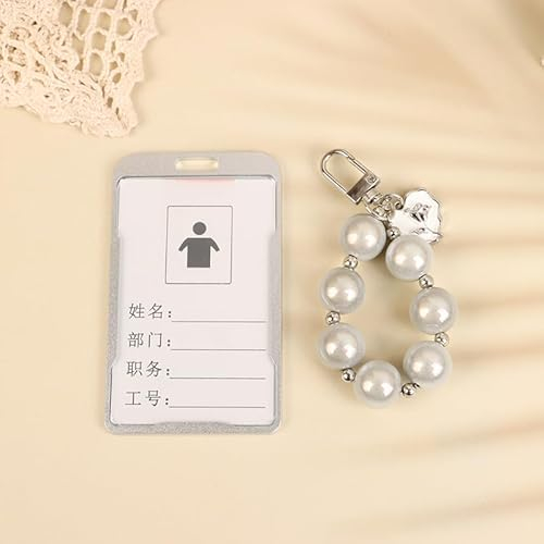 Tlarsun Cooler Acryl-Fotokartenhalter, Perlenkette, Fotokartenhalter, Ausweis-Organizer, Fotokarten, Rahmen, Schulbedarf