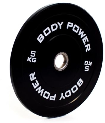 BODYPOWER 5Kg Solid Rubber Olympic Weight Plate (x1)
