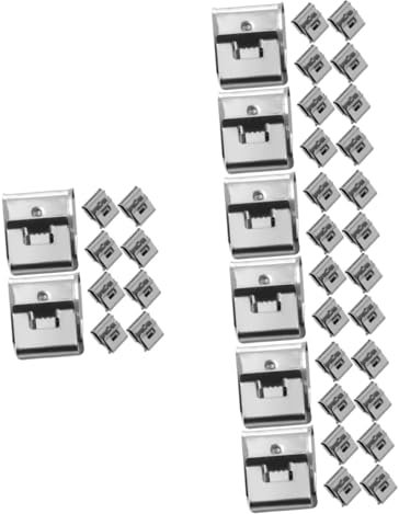 PartyKindom 220stücke Teiliges Kabelklemmen Für Solarpanels Edelstahl Erdkabel-clips Stabile Befestigung Für Photovoltaik-kabel Installieren Und Wartungsfreundlich