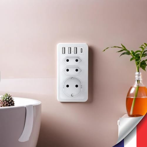 Prise de Courant Murale caméra cachée IP WiFi détection de Mouvement écoute à Distance 128Go