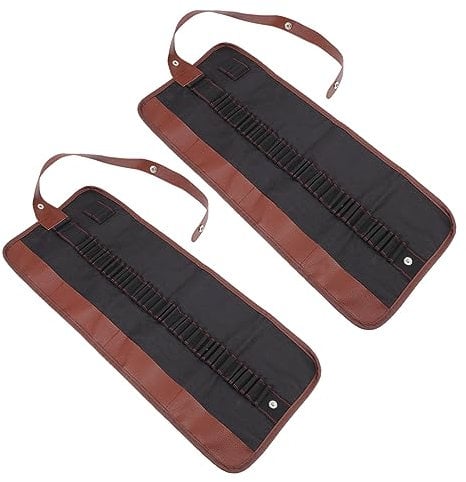TOKIDNY 2pcs Canvas Pencil Organizer Bag for Drawing Supplies Simple and Stylish Storage for Students and Artists for Pencils